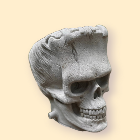 Frankenstein Skull Flower Pot