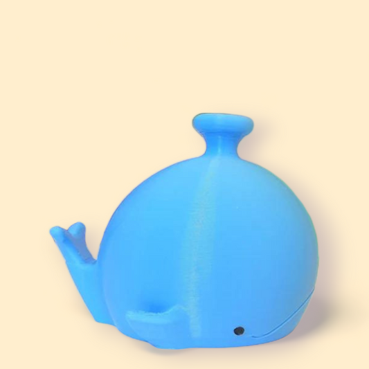 cute whale watering bell